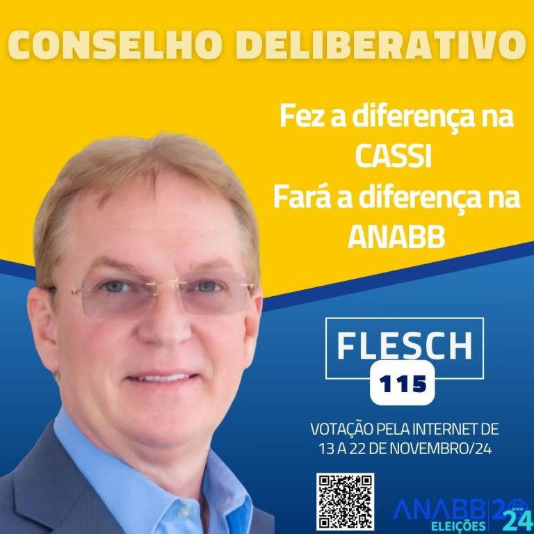 Conselheiro da AFABB-DF, Carlos Flesch recebe o apoio